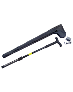 Zap Stun Cane Flashlight 1 Million Volts Black