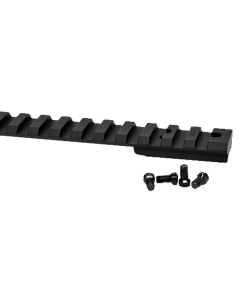 Warne Ruger Picatinny Rail Black Short Action 0 MOA