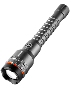 NEBO Davinci USB Rechargeable LED Flashlight, 3200 Lumens (Gray)