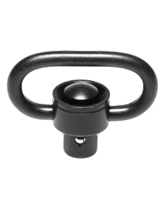 Troy Ind Ssqd Swivel Push Button Black Stainless Steel