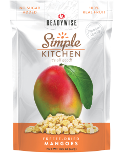 ReadyWise Simple Kitchen Freeze Dried Mango Pouch