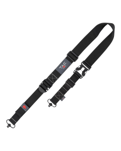 Black Double Point Rifle Sling with QD Swivels