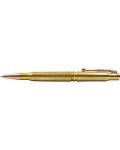 Caliber Gourmet Gold Brass Ball Point Bullet Pen