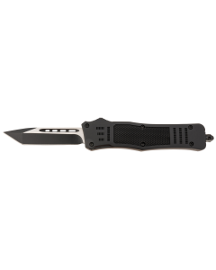 Steel River Knives Spartan OTF Tanto 440C SS Black Handle