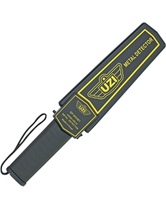 Uzi Accessories Handheld Metal Detector Black/Yellow High-Impact Plastic