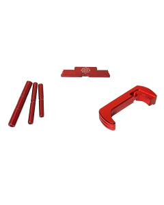 Cross Armory 3-Piece Kit Glock Gen1-3 Red Anodized Aluminum