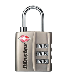 Nickel TSA-Approved Master Combination Luggage Lock