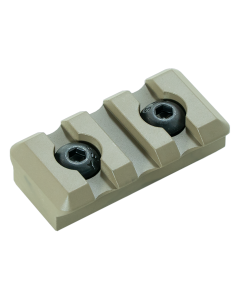 Timber Creek M-LOK 3 Slot Picatinny Rail FDE Aluminum