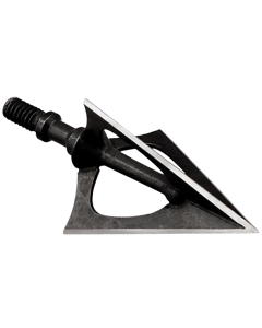 NAP Hellrazor Fixed Blade Broadhead 100 Grain Steel Black 3 Pk