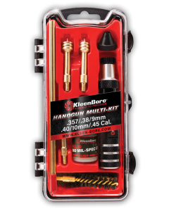 Kleenbore Multi-Pistol Cleaning Kit .38/9/10mm/40/45