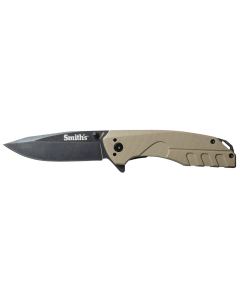 Smith's Products Battleplan 3.35" Drop Point Blade Desert Tan