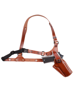 Galco Great Alaskan Chest Holster RH Tan for Glock 20/21
