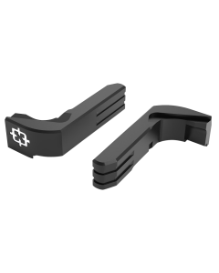 Cross Armory Mag Catch Extended Aluminum for Glock Gen 1-3 Black