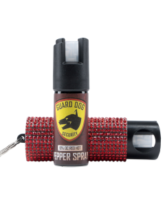 Guard Dog Bring It On Pepper Spray Self-Defense Tool (Red, OC Pepper)
