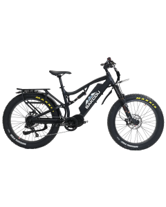 Bakcou Storm G2 Matte Black 19" Full Suspension E-Bike
