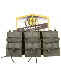 High Speed Gear Taco Triple Mag Pouch OD Green MOLLE