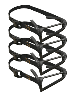 Muddy Micro Stagger Step Black Steel Nylon 4pk