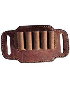 1791 Gunleather Brown Leather Ammo Belt Slide 12 Gauge