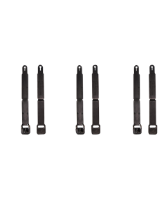 High Speed Gear MOLLE Polymer Short Clips Black