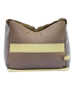 Benchmaster Bench Bag Large Brown Leather Empty Front Bag 24 oz