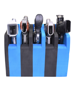 GPS Foam Pistol Cradle Holds 5 Handguns Black