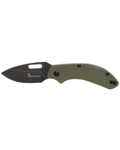 Browning Hidden Hollow Folding Knife 2.25" D2 Blade (OD Green, Boxed)