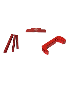Cross Armory 3-Piece Kit Glock Gen5 Red Anodized Aluminum