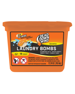 Dead Down Wind Unsented Laundry Bomb Detergent Pods, 18 Count