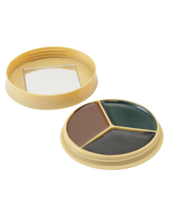 Camo Face Paint Kit Black Brown Dark Green