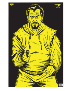 Birchwood Casey Yellow Silhouette Targets (100 Pack)