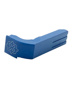 Cross Armory Mag Catch Glock Gen1-3 Blue Aluminum Extended