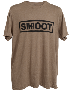 Hornady Men's Shoot Tri-Blend T-Shirt, Size 3XL (Brown)