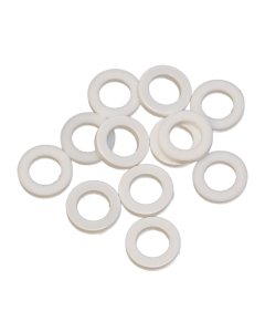 White Spacers Bulk Parts Pack 48 Pieces