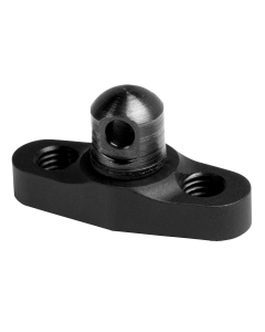 GrovTec Flanged Stud Key-Mod Mount Black Aluminum