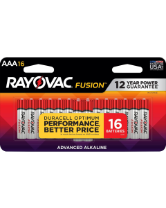 Rayovac AAA High Energy Alkaline Batteries (16 Pack)