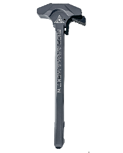 Rise Armament Extended Charging Handle Gray Aluminum Latch for AR15