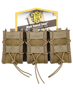 High Speed Gear Triple Taco Shingle Rifle Mag Pouch Coyote