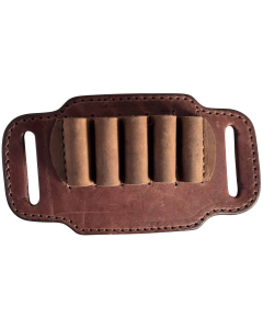 Brown Leather Ammo Belt Slide by 1791 Gunleather
