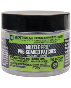 Breakthrough Clean Muzzle Pro Pre-Soaked Patches (50-Pack)