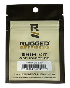 Rugged Suppressors .338 Shim Kit for 3424 M18x1/M18x1.5 Barrels