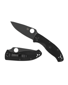 Spyderco Tenacious Lightweight Black Blade Folding Knife