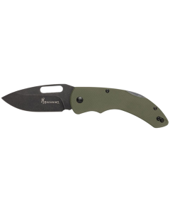Browning Hidden Hollow Folding Knife 3" D2 Blade (OD Green)