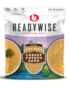 ReadyWise Outdoor Cheesy Potato Soup Pouch 2.5 Servings