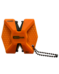 AccuSharp 2-Step Carbide Ceramic Knife Sharpener Orange