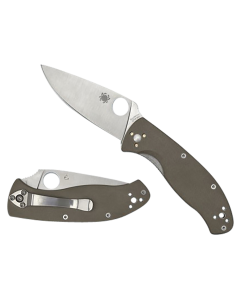 Spyderco Tenacious CPM M4 Brown G10 Part Serrated