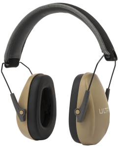Allen Slim Taupe Over-Head Earmuffs 23 dB NRR