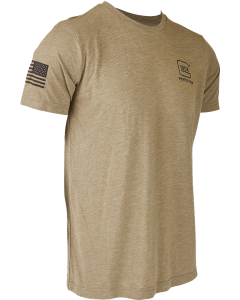 Glock Men's 2nd Amendement Logo T-Shirt, Size XL (Olive)