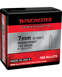 Winchester 7mm 150gr Power Point Bullets Box of 100