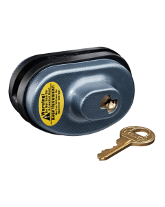 Master Lock Blue Steel Zinc Keyed Alike Trigger Lock