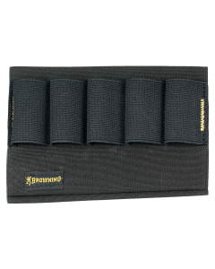 Browning Nylon Buttstock 5rd Shotgun Shell Holder Black